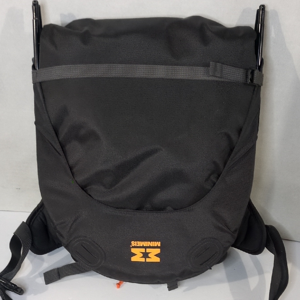 Minime Baby Toddler Child Shoulder Compact Foldable Carrier Gray Travel Hiking